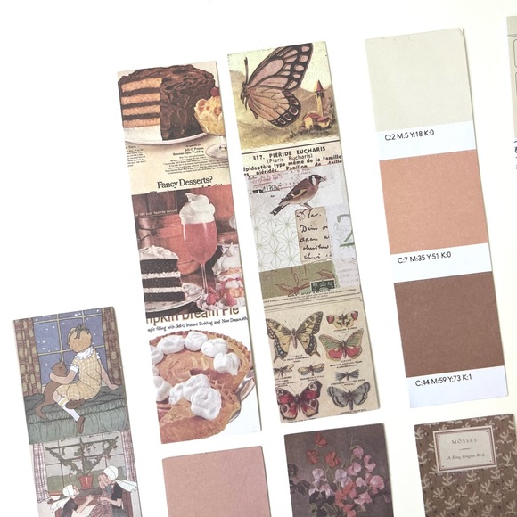 🏷️aesthetic retro, vintage, antique style foldable paper junk journal - Picture 5 of 10